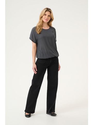 Kaffe Ärmellose Bluse KAamber Loose fit in Black Oyster