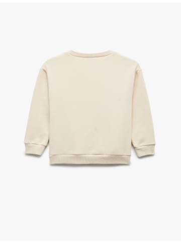 KOTON SWEATSHIRTS in Ekru