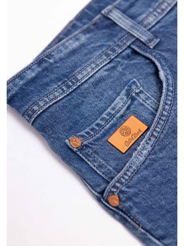 Carlo Colucci Tapered-fit-Jeans BROOKLYN in Blau