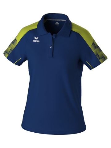 erima Poloshirt in new navy/lime