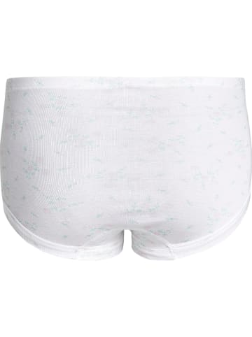 Con-ta Baumwolle, Feinripp Taillenslip 4er-Pack in weiß