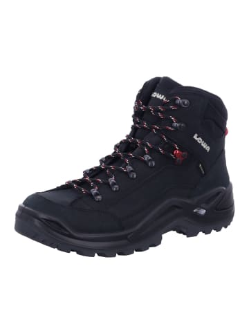 LOWA Outdoorschuh RENEGADE GTX MID in schwarz/rubinrot