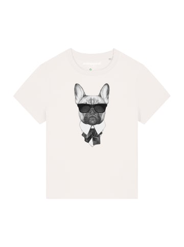 wat? Apparel T-Shirt Ein fescher Hund in Off White