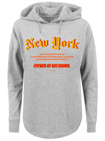 F4NT4STIC Oversized Hoodie New York OVERSIZE HOODIE in grau