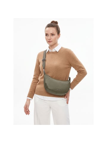 Mandarina Duck Mellow Leather Umhängetasche Leder 33 cm winter olive