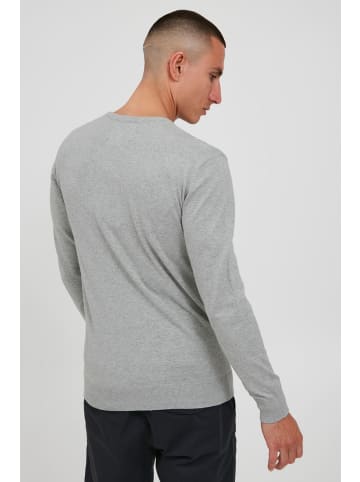 INDICODE Rundhalspullover IDBadan 35542MM Herren Feinstrickpullover in Grau