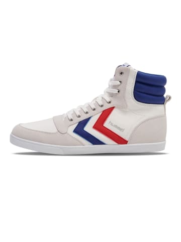 Hummel Schnürsenkel Sneaker Hummel Slimmer Erwachsene in WHITE/BLUE/RED/GUM