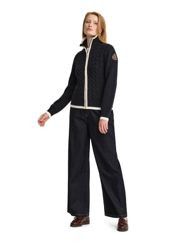 Polo Club Pullover WOMAN NAUTIC ZIPPER CARDIGAN W LONG SLEEVE REGULAR FIT in Navy Blau