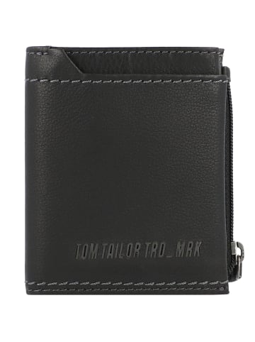 Tom Tailor Diego Kreditkartenetui RFID Leder 8 cm in black