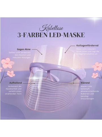 ErthSkin Kabellose 3-Farben-LED-Maske
