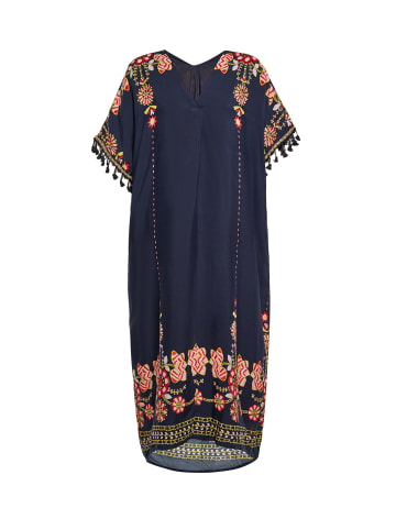 VIRITA Women Kleid in Marine Mehrfarbig