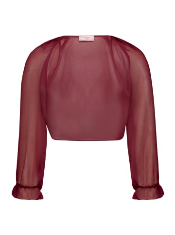 Vera Mont Bolero-Jacke mit gekräuseltem Ausschnitt in Deep Dahlia