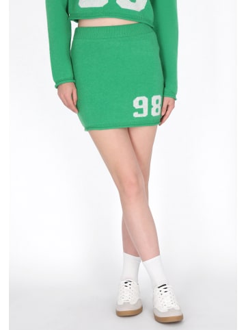 myMo Women Skirt in green white