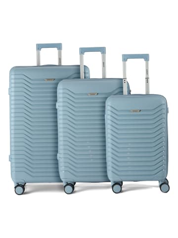 benzi 5820 4 Rollen Kofferset 3-teilig hellblau