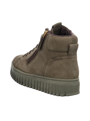 Tamaris Schnürboots in Grün