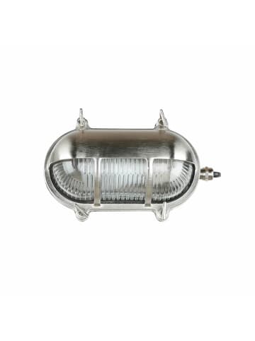 Licht-Erlebnisse Außen Wandlampe (B)21 x (H)13 cm in Nickel mattNickel matt