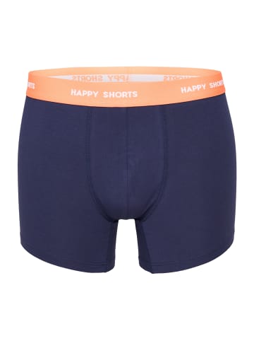 Happy Shorts Retro Pants Jersey in Blue Leaves Blue