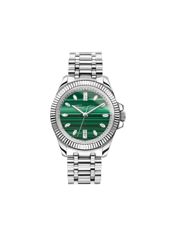 Thomas Sabo Damenuhr Mit Malachit Divine Jewellery Stone in silber, grün