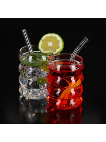 relaxdays 4x Trinkgläser in Transparent - 350 ml