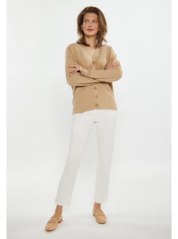 usha WHITE LABEL Damen Cardigan in BEIGE