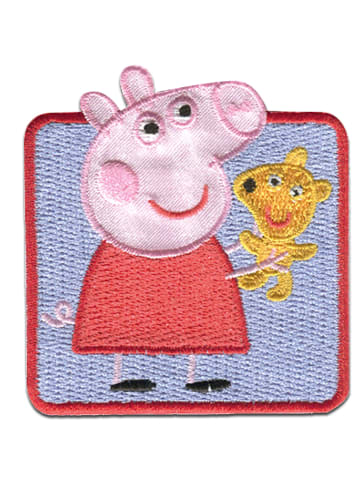 Catch the Patch Peppa & TeddyApplikation Bügelbild inRot