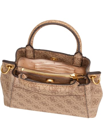 Guess Handtasche Emera Logo BA 16760 in Latte Logo