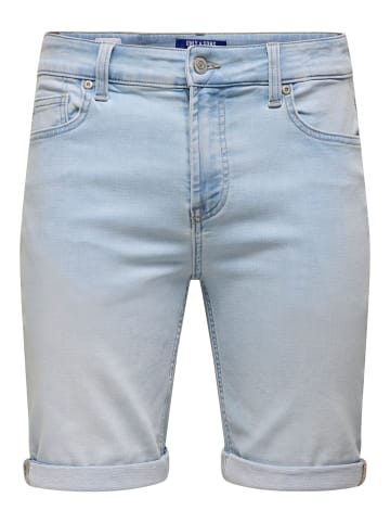 ONLY & SONS Jeans-Shorts in Light Blue Denim