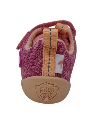 Affenzahn Klettschuh Knit Happy Flamingo in Rosa