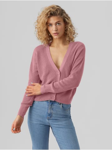 Vero Moda Strickjacke in Nostalgia Rose