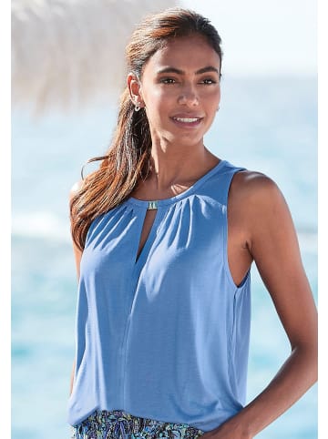 LASCANA LASCANA Strandtop in blau