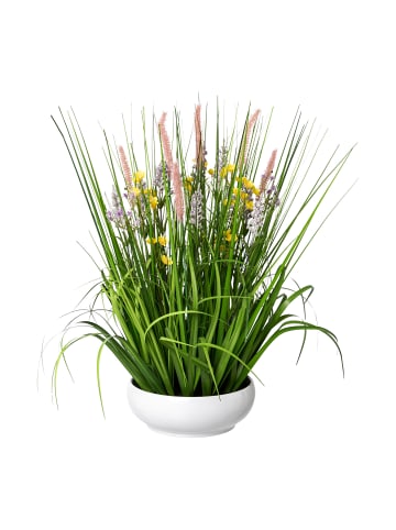 Creativ green Deko-Blüten-Gras-Mix in bunt