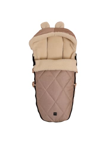 Kaiser Naturfellprodukte Kinderwagen Fußsack XL Ears Wool sand melange