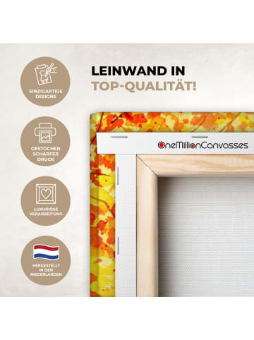 MuchoWow Leinwand Bilder Herbsthirsche
