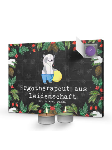 Mr. & Mrs. Panda adventskalender kerzen Ergotherapeut Leidenscha... in Kreidetafel