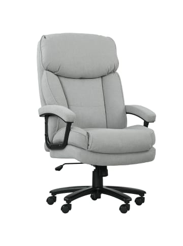 HOMCOM Bürostuhl in Hellgrau 79L x 68,5B x 125H cm