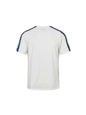 Kappa T-Shirt KMLogo in white-blue malibu-blue mar