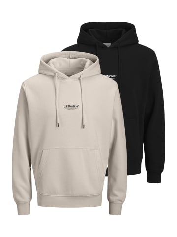 Jack & Jones Sweatshirt / Hoodie Soho in Schwarz / beige