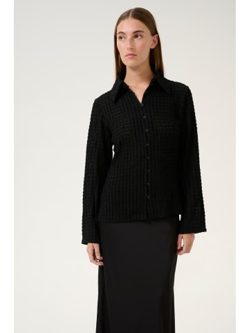 Karen By Simonsen Langarm-Bluse KBTekla Regular fit in Meteorite