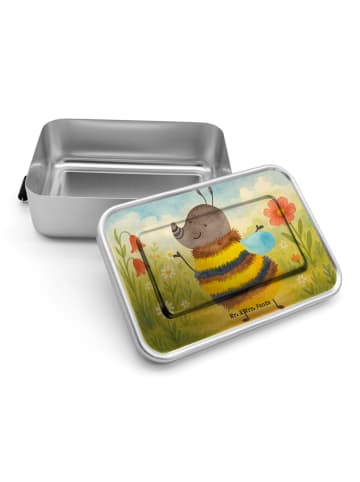 Mr. & Mrs. Panda Metallbox Hummel flauschig Design ohne Spruch in Weiß