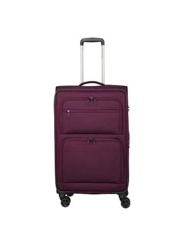 travelite Cubis 4 Rollen Trolley M 72 cm in berry