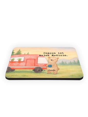 Mr. & Mrs. Panda Magnet Bär Camper Design mit Spruch in Weiß