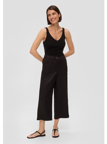 s.Oliver BLACK LABEL Hose 7/8 in Schwarz