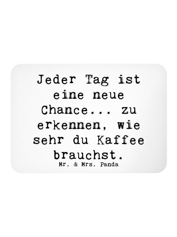 Mr. & Mrs. Panda magnet Spruch Motivation und Kaffee mit Spruch in Weiß