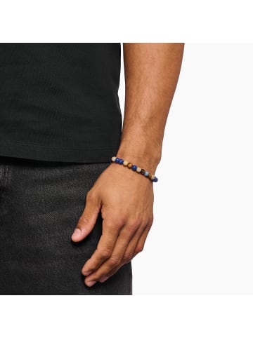 Thomas Sabo Bead-Armband In Braun- Und Blautönen in silber, bunt