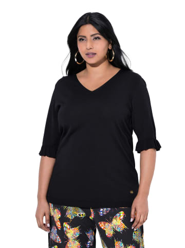 Ulla Popken Pullover in schwarz