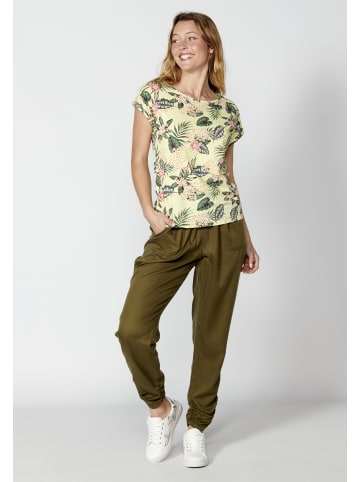 KOROSHI KURZÄRMELIGES OBERTEIL in gelb