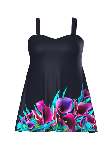 Ulla Popken Badeanzug in schwarz