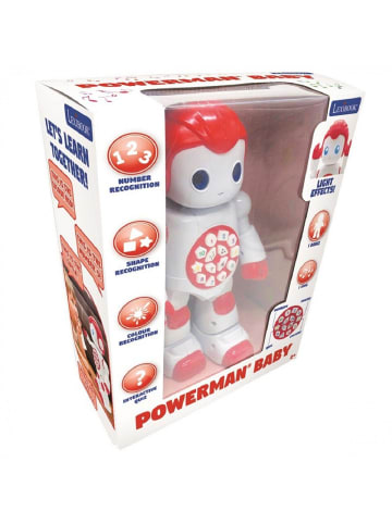 COFI 1453 Powerman Interaktiver Roboter Dein persönlicher Roboter -Englisch in Weiß