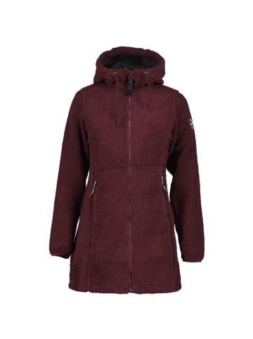 Icepeak Fleecejacke Agra Kapuze in rot