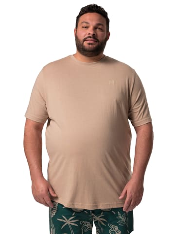Men Plus Kurzarm T-Shirt in sand